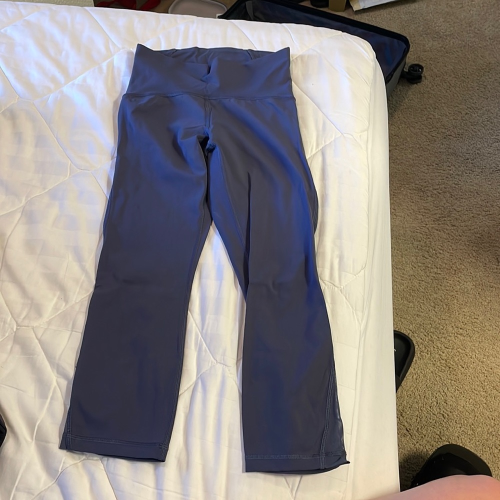 Blue/purple lulu leggings